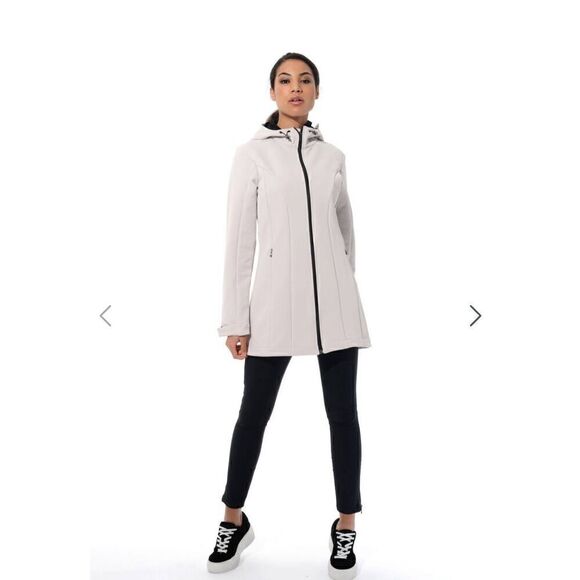 MDC Jacket Womens EU 34 US 2 Shape Stretch Long Athletic Ski Waterproof Outdoor - Picture 3 of 8